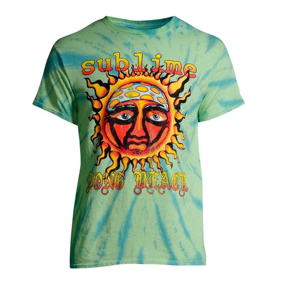 Sublime Long Beach Logo Tie Dye ska punk rock Official T-Shirt L NWT - Picture 3 of 5
